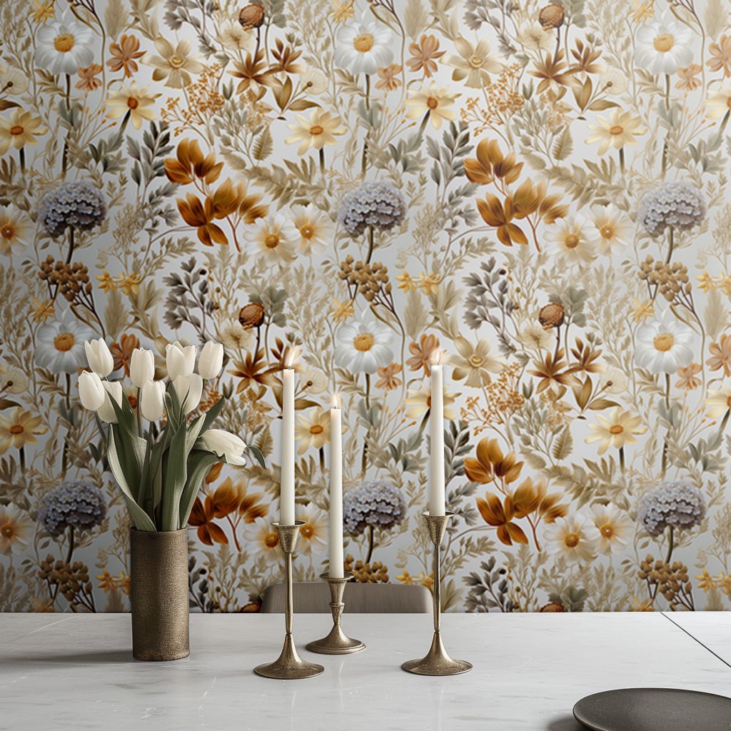 Papel Tapiz luna-floral-wallpaper