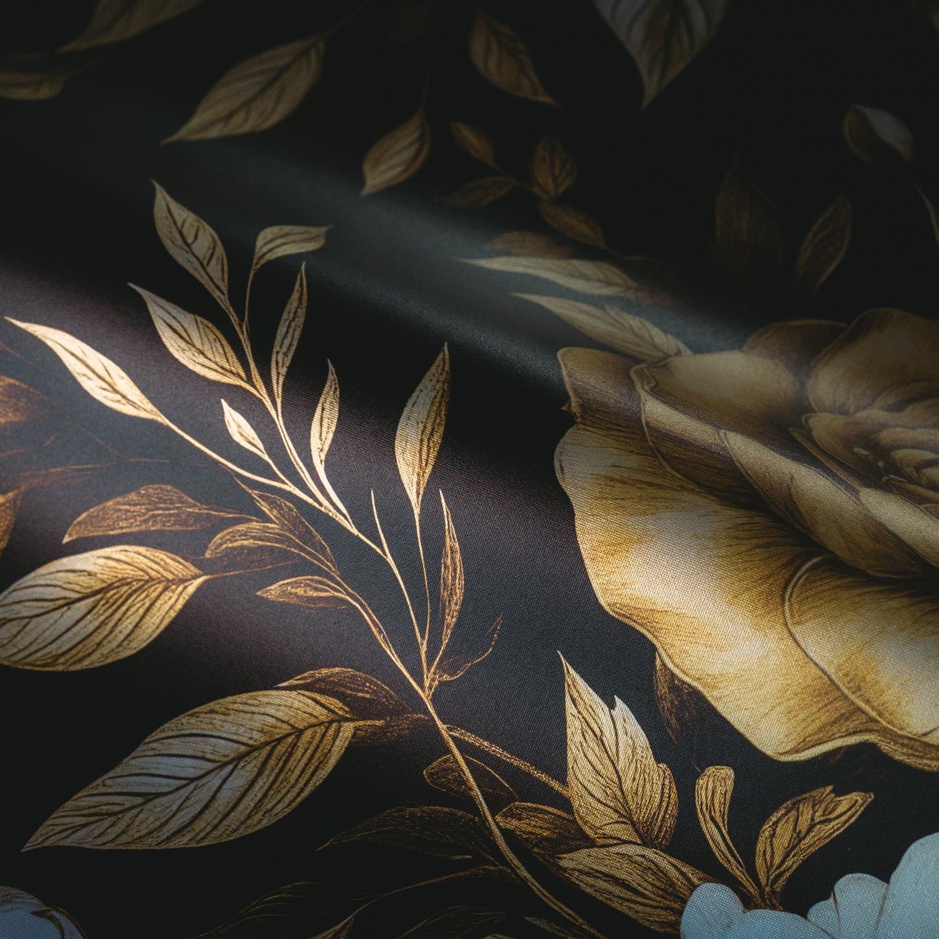 Mural Rayna Noche Floral Vintage, papel tapiz decorativo premium