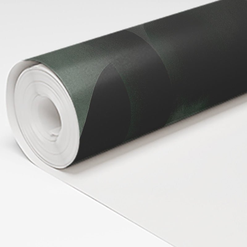 Papel tapiz moderno verde geometría arco vintage elegante