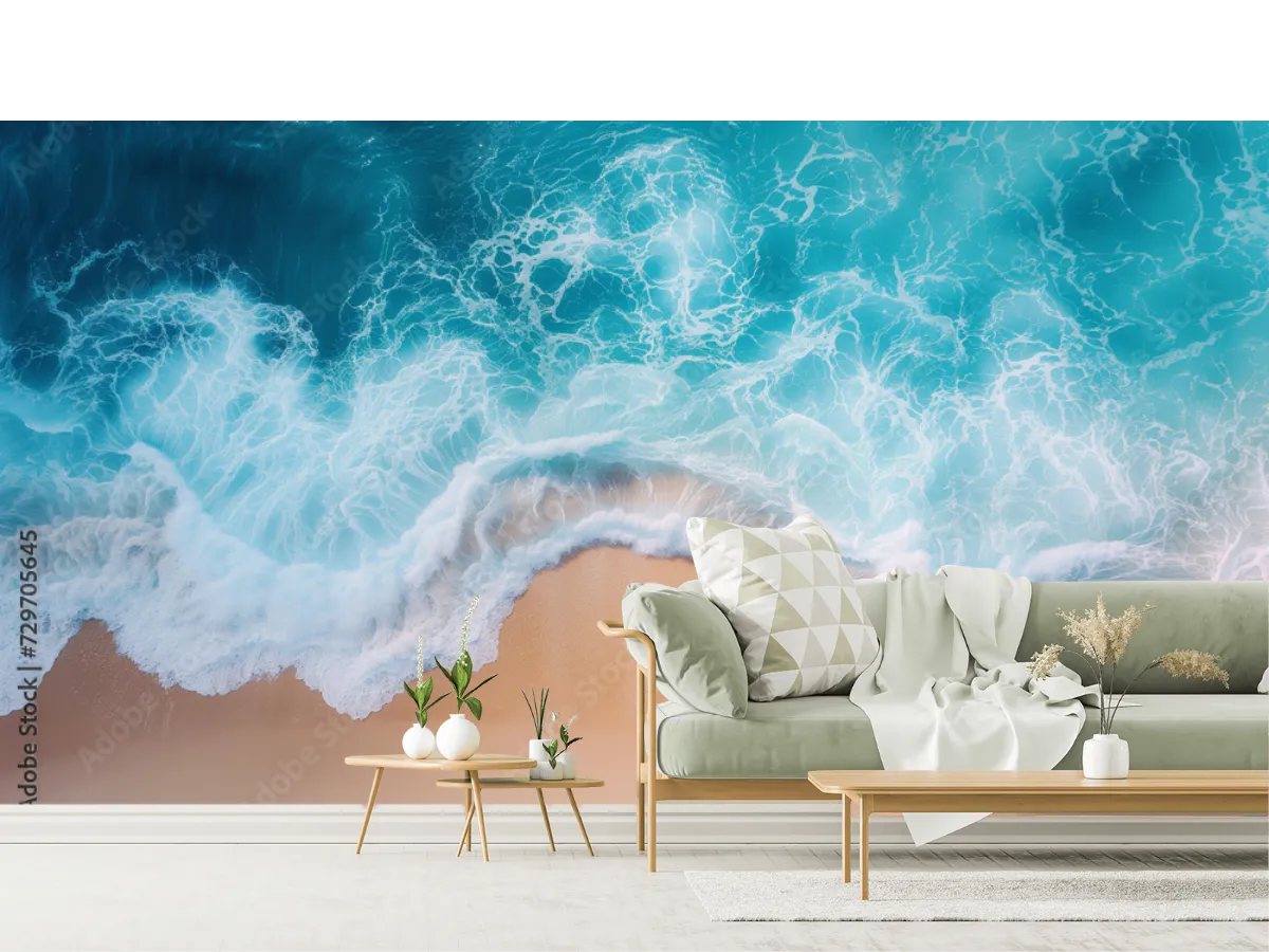 Mural Costa Esmeralda para pared grande | Fotomural Vinil, Papel Tapiz y Más