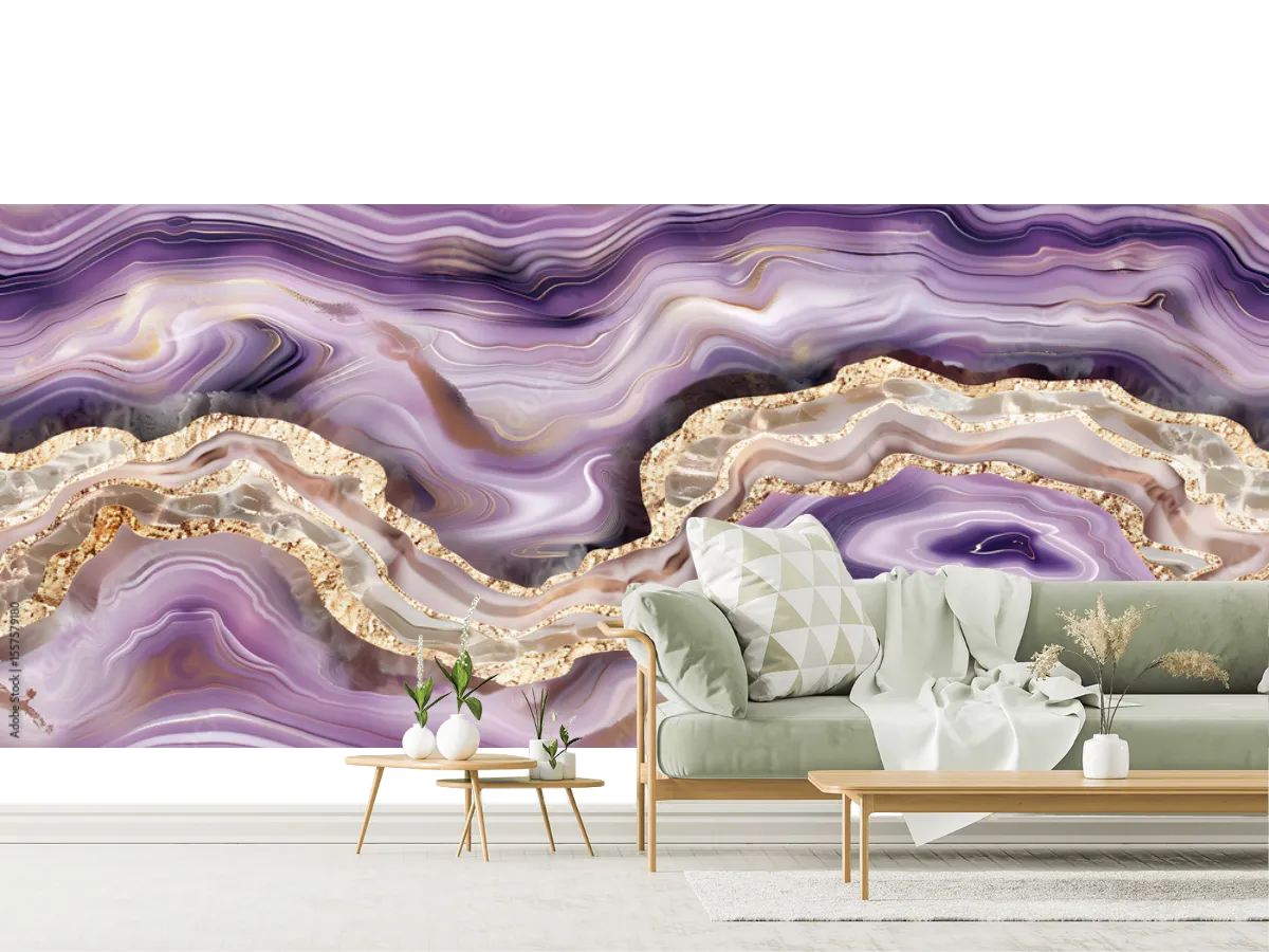 Mural Amatista Soñada para pared – Fotomural decoración vinil o papel tapiz