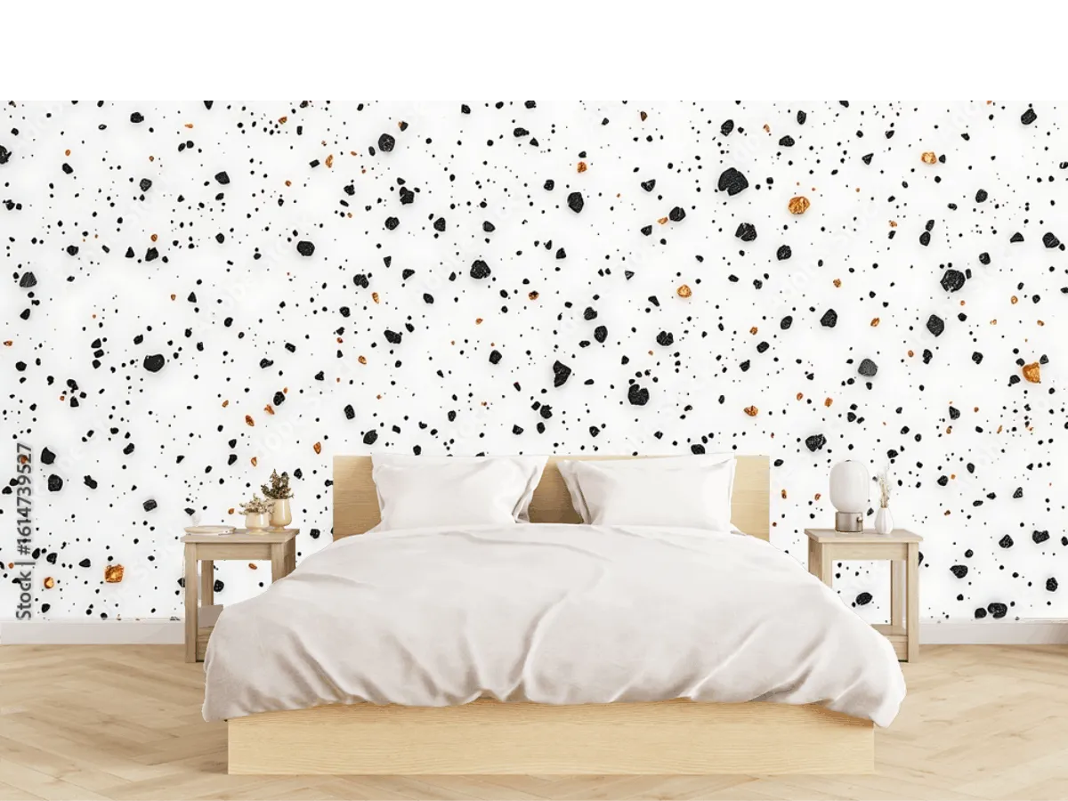 Mural Terrazo Nórdico Minimalista para Decoración Moderna | Vinil, Tapiz Liso o Texturizado