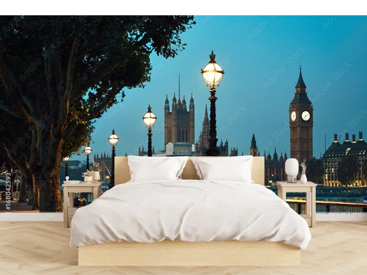 Fotomural Modelo Londres Nocturno | Vinil Arquitectónico, Papel Tapiz y Más
