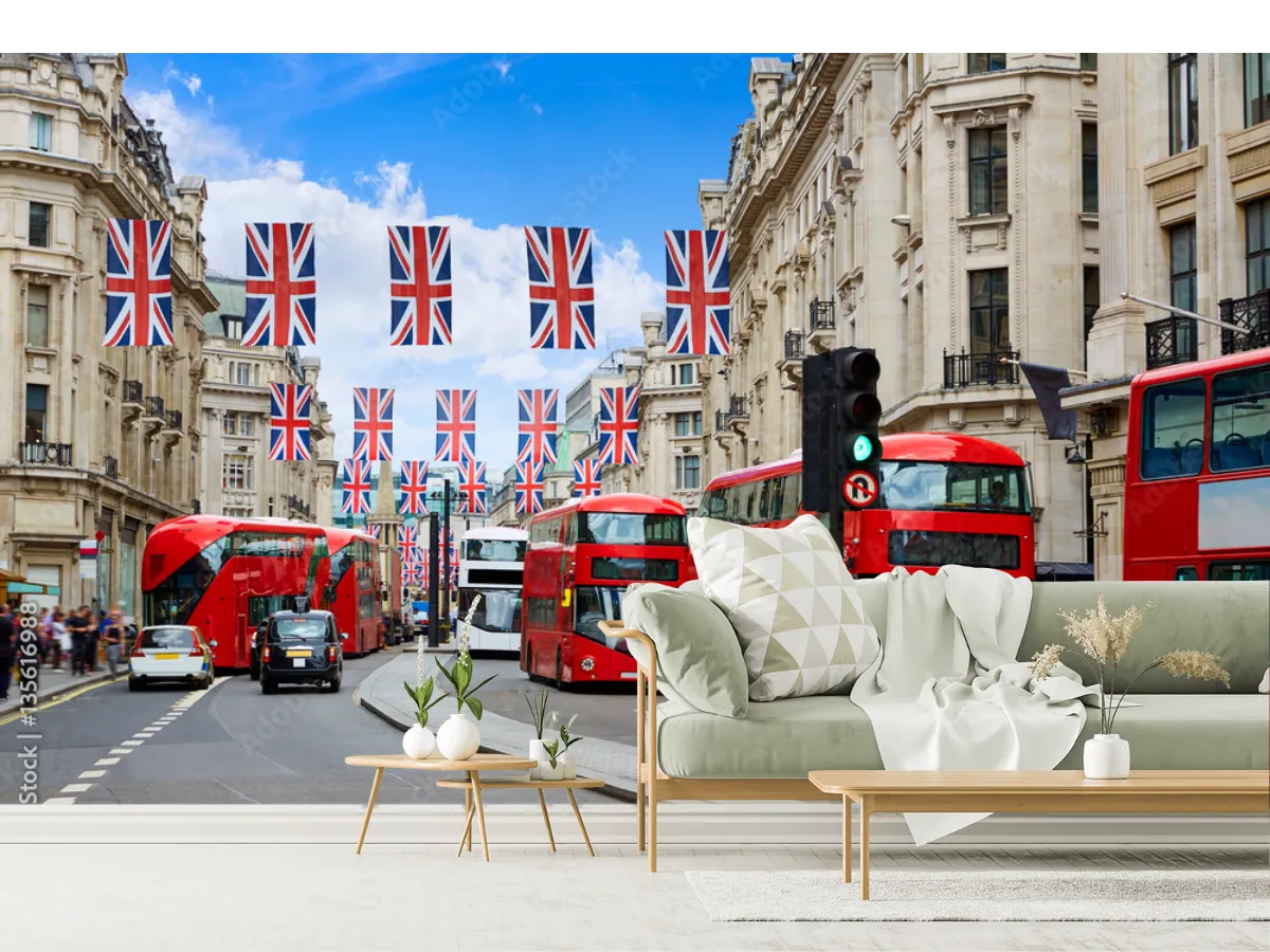 Mural Londres Urbano – Fotomural Decorativo Vinil/Papel Tapiz
