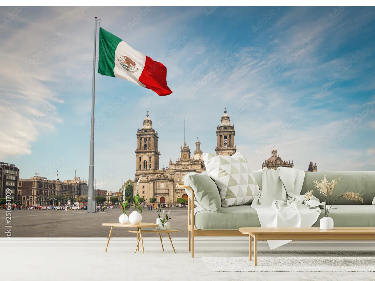 Mural Zócalo México Historias Eternas Vinil Arquitectónico