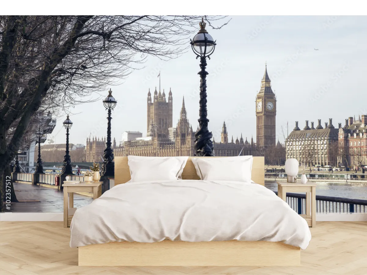 Mural Londres Eternidad - Fotomural Decorativo para Sala o Recámara en Vinil o Papel Tapiz