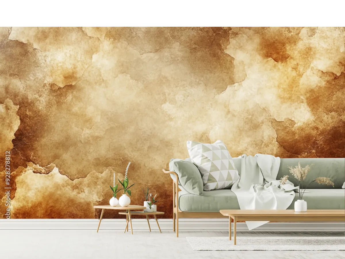 Mural Texturizado Aura Vintage – Fotomural decorativo para sala y recámara