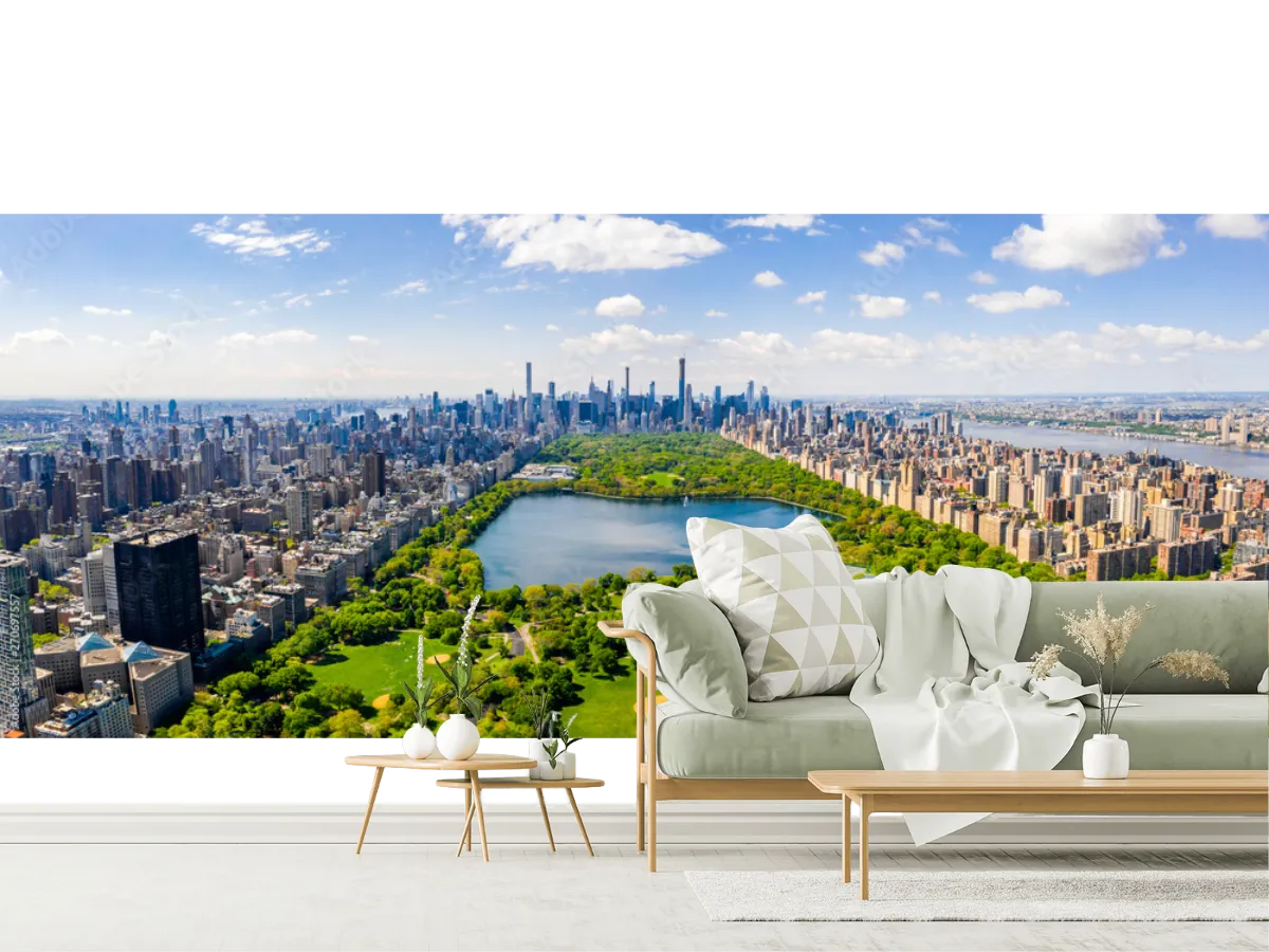 Mural Central Dreamscape Vista Urbana Papel Tapiz Decorativo