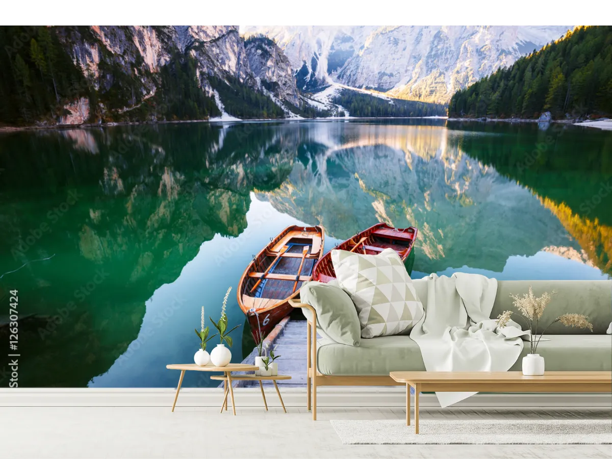 Mural Amanecer de Travesía para Sala o Recámara - Vinil Arquitectónico, Papel Tapiz y Más