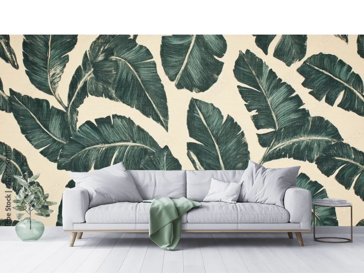 Mural Tropical Brisa Exótica para Pared en Vinil y Papel Tapiz