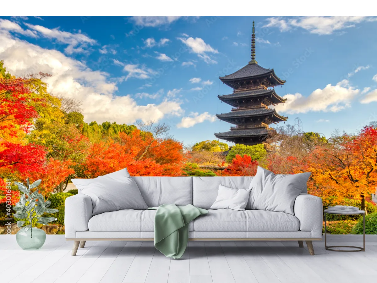 Mural Sueños de Kioto para Pared en Vinil, Papel Tapiz o Contract