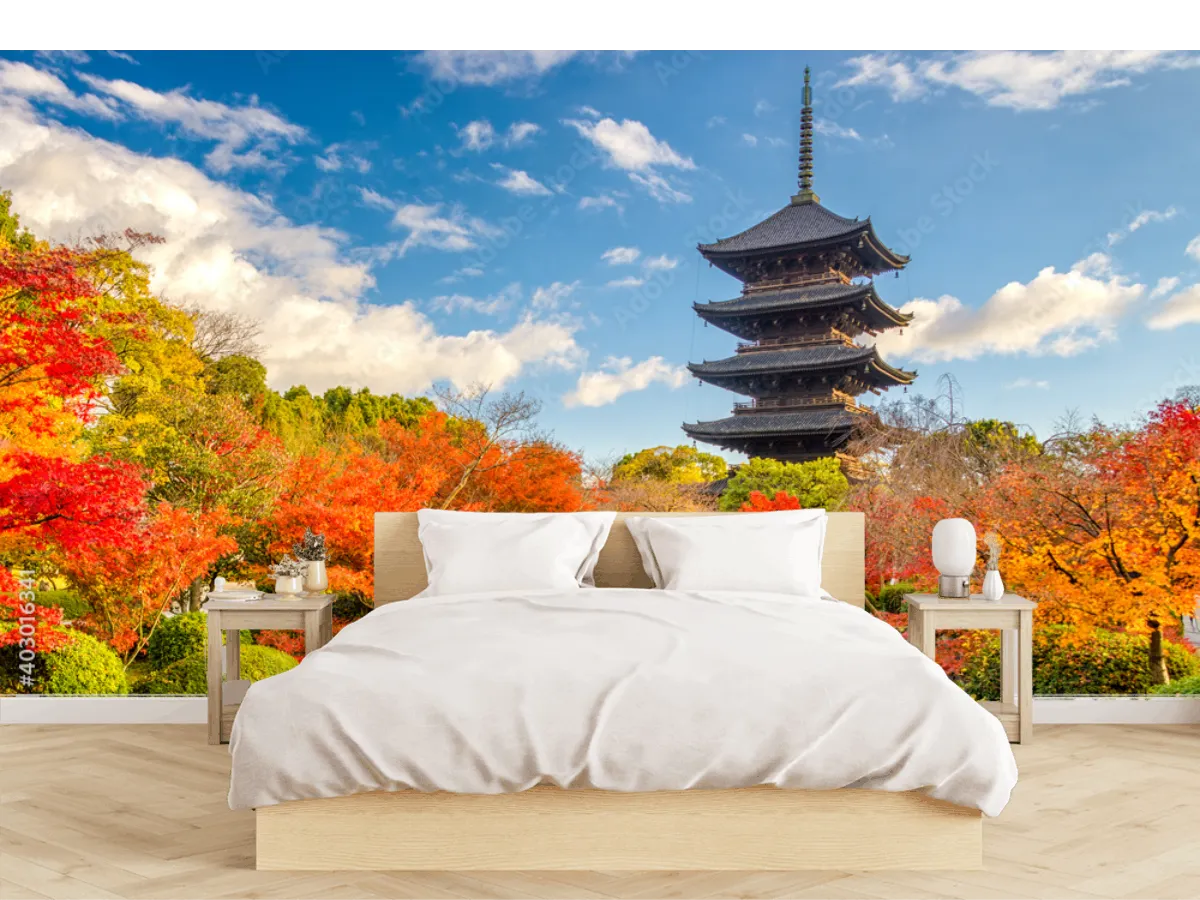 Mural Sueños de Kioto para Pared en Vinil, Papel Tapiz o Contract