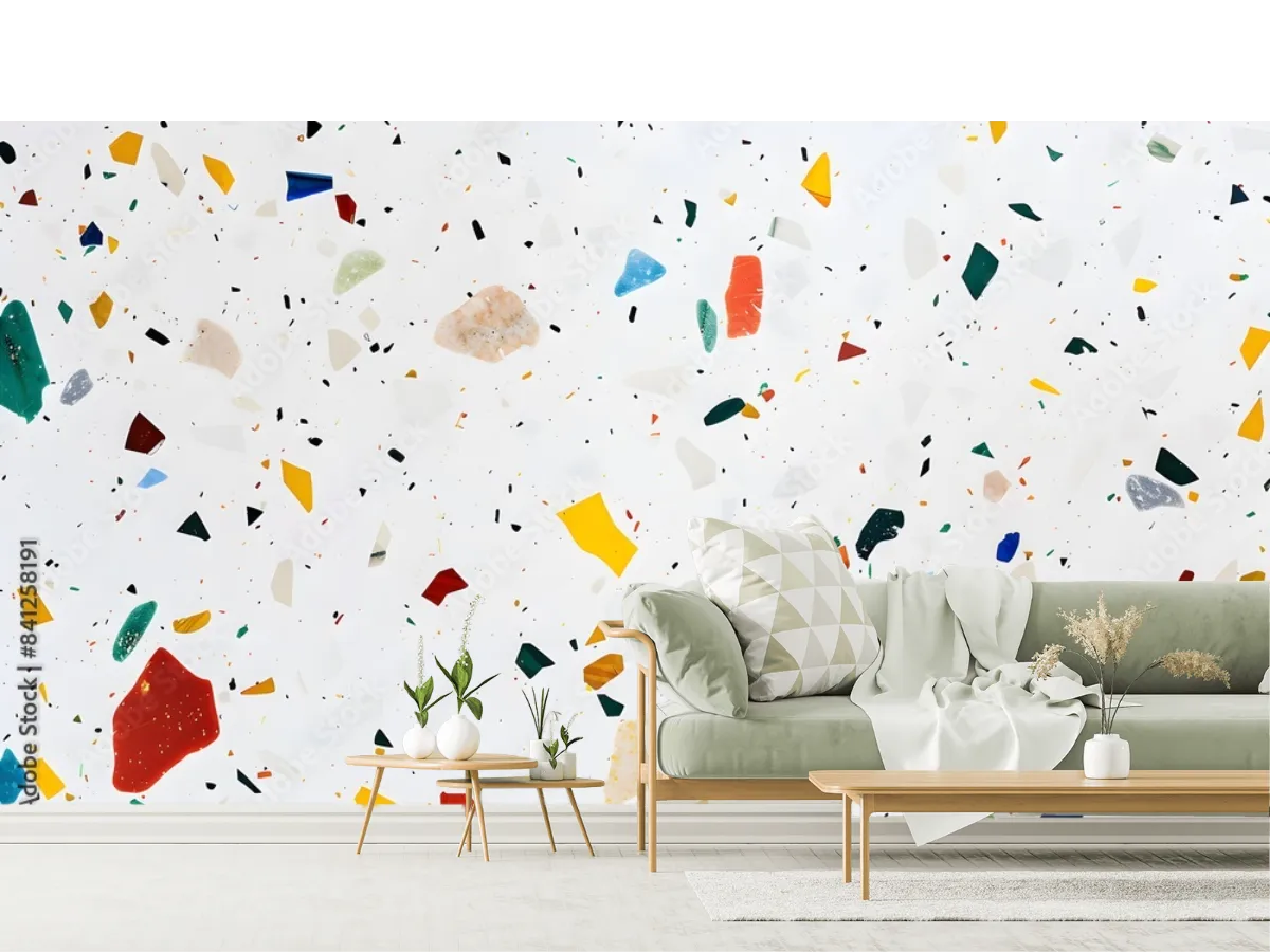 Mural Modelo Terrazzo Fiesta - Fotomural Decorativo para Pared