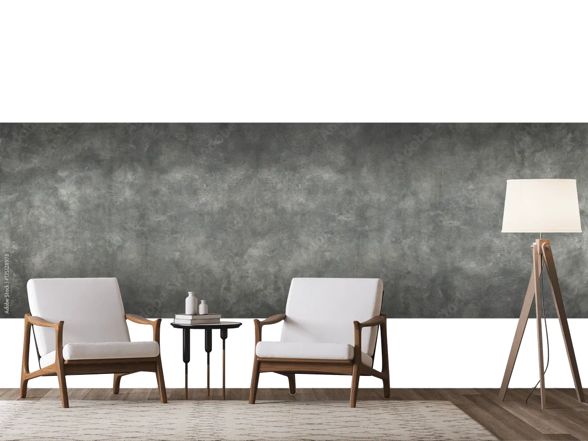 Mural Modelo Gris Neblina Decorativo para Sala y Oficina en Vinil o Papel Tapiz