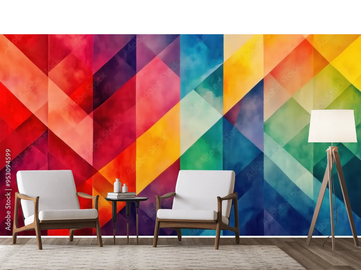 Mural Prisma Cromático – Fotomural Decorativo para Pared, Vinil y Papel Tapiz