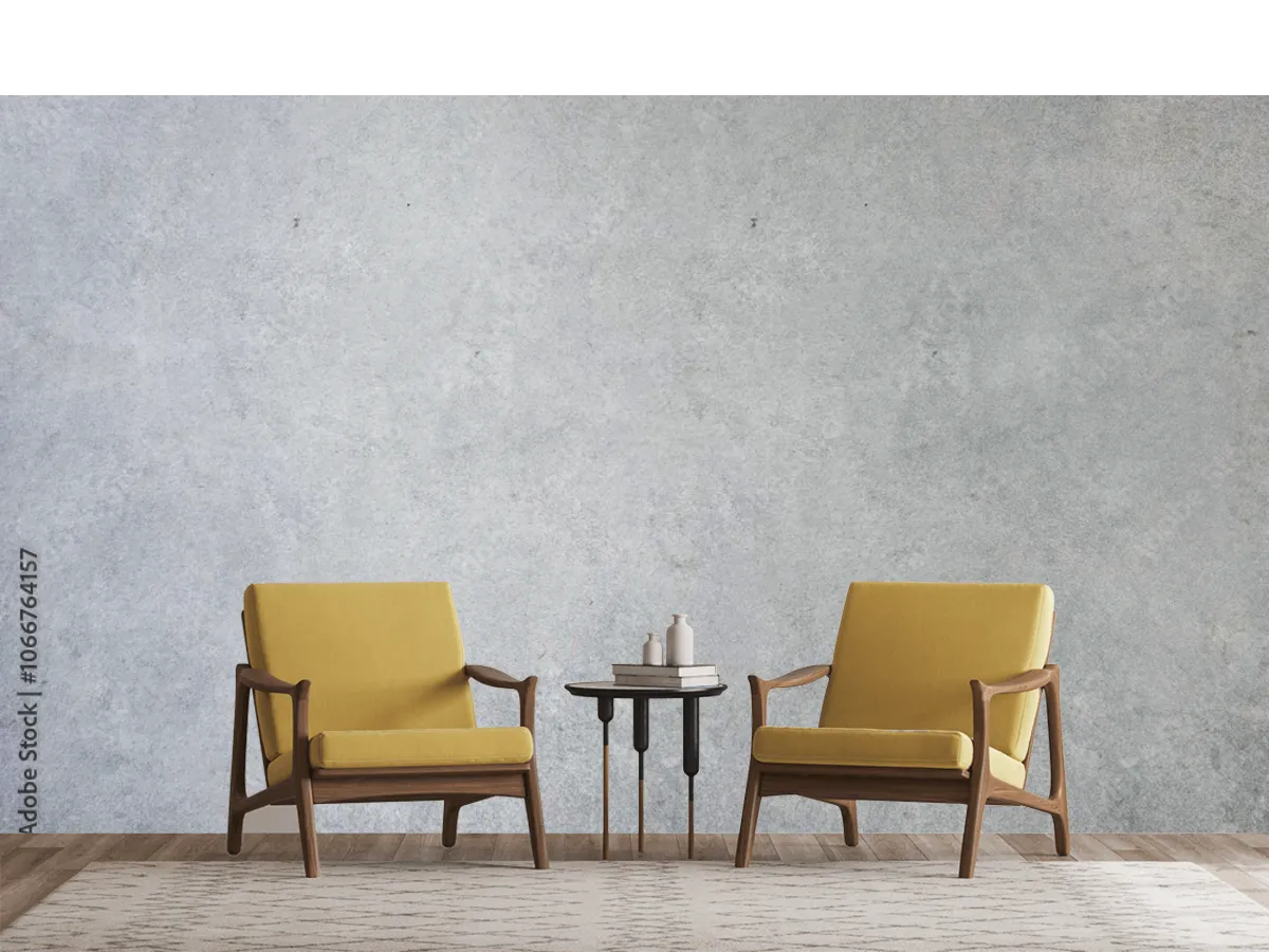 Mural Gris Neblina Minimalista para Decoración Moderna de Pared