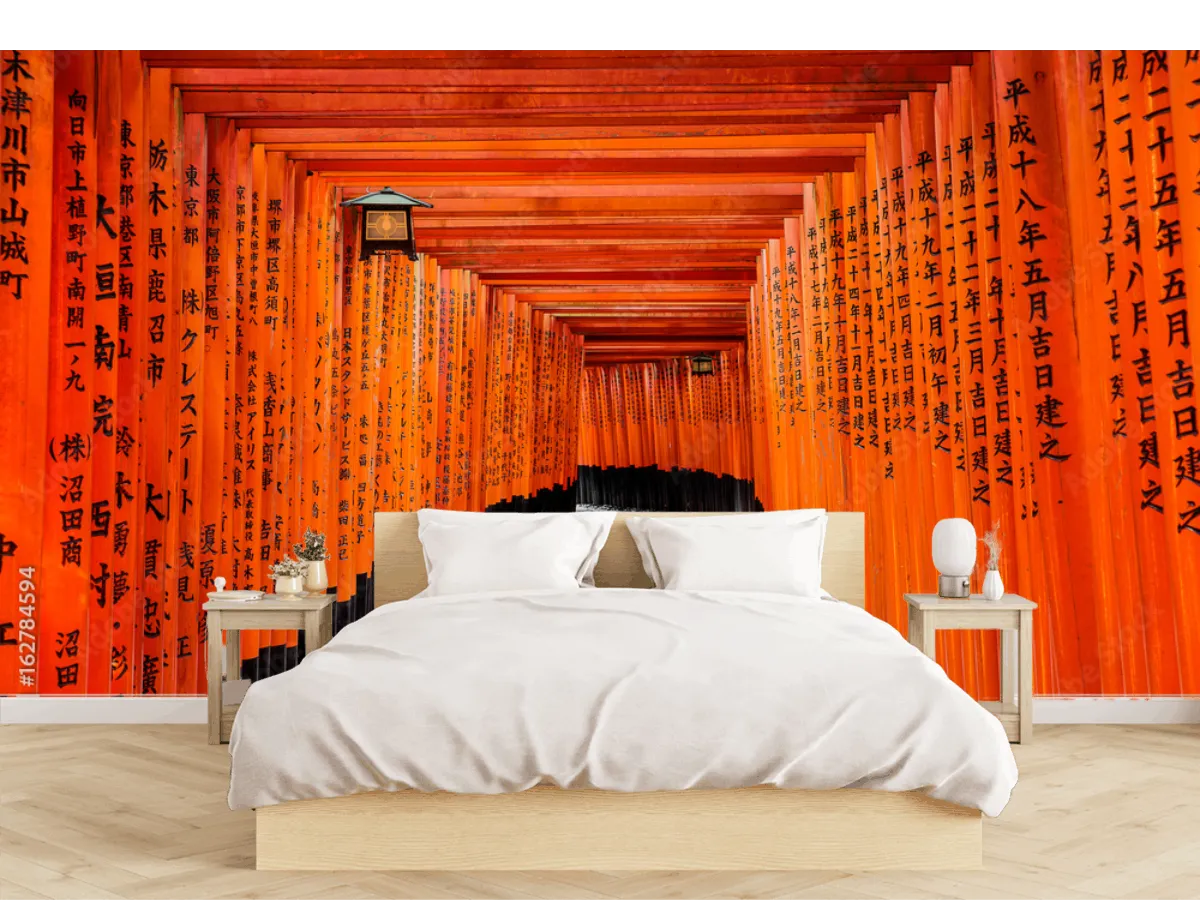 Mural Camino Torii Japonés - Fotomural Vinil Decorativo Personalizado