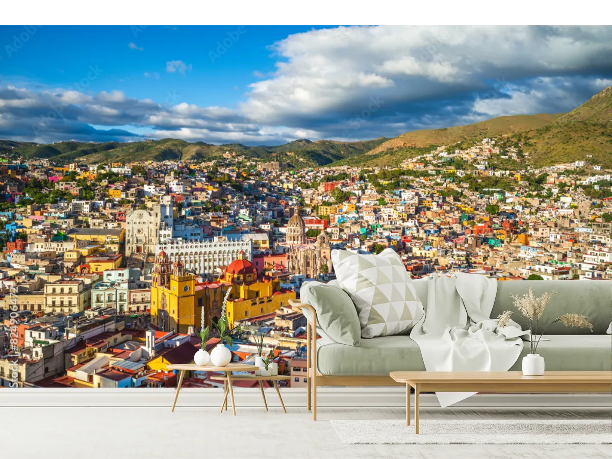 Mural Guanajuato Color Esplendor - Vinil Arquitectónico o Papel Tapiz Personalizado