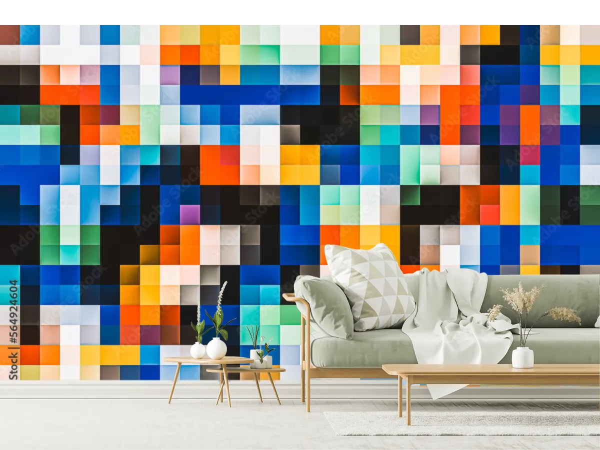 Mural Prisma Cromático – Fotomural Moderno Personalizable en Vinil, Liso o Texturizado