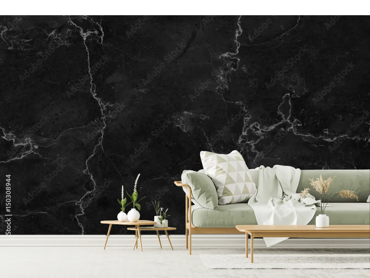 Mural Nocturno Onix Negro Decorativo para Pared | Personalizable