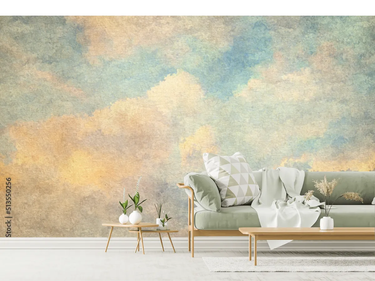 Mural Cielos de Ensueño | Fotomural para sala vinil, papel tapiz texturizado