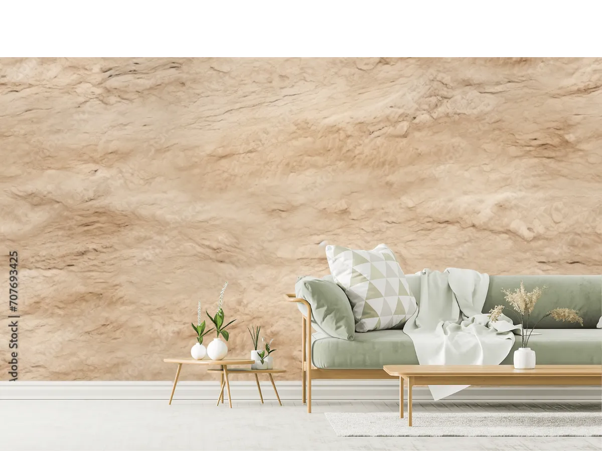 Modelo Mural Arena Desértica para Decoración de Pared en Vinil o Papel Tapiz