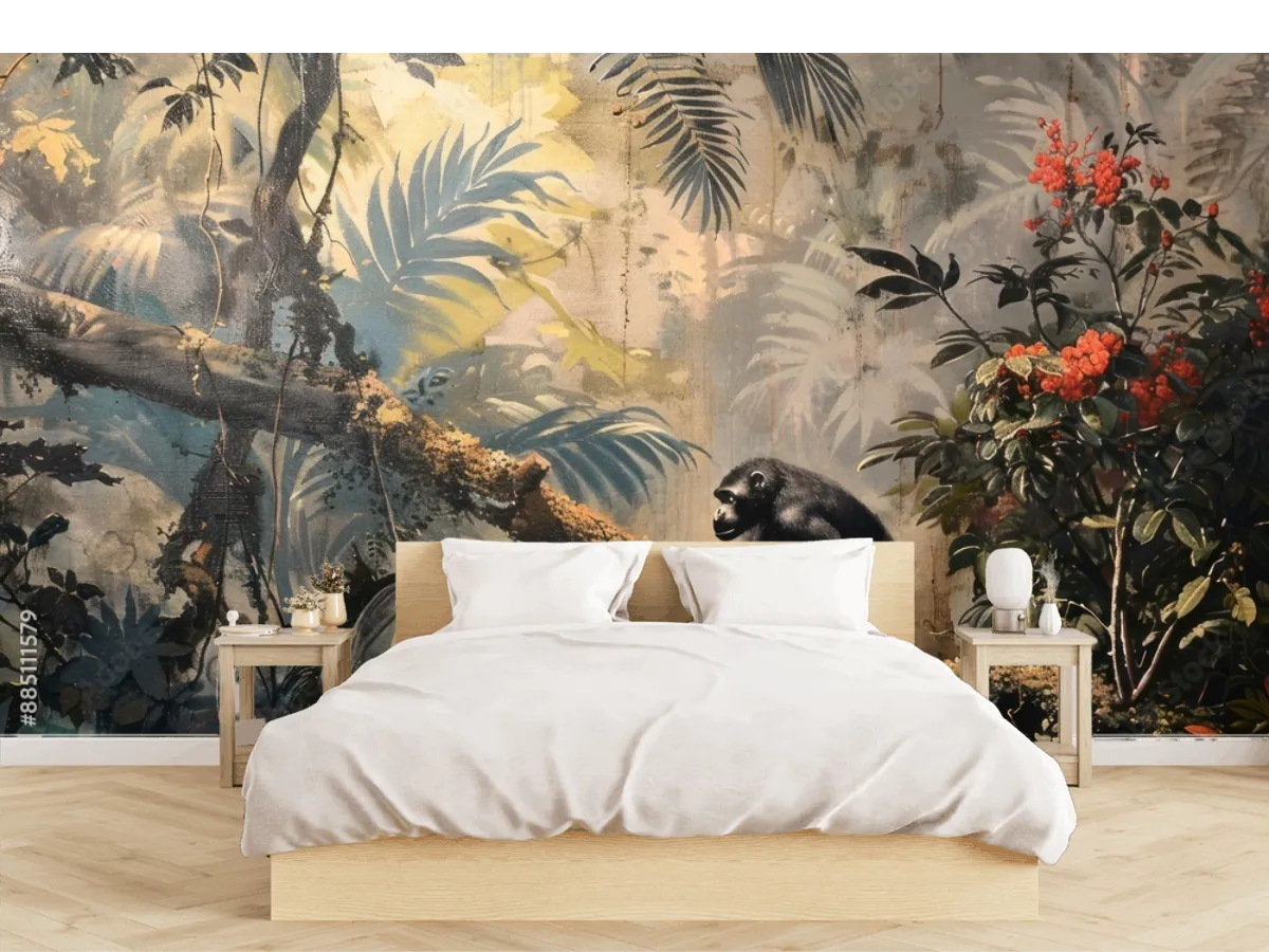 Mural Jungle Serenata – Fotomural de Selva para Sala o Recámara