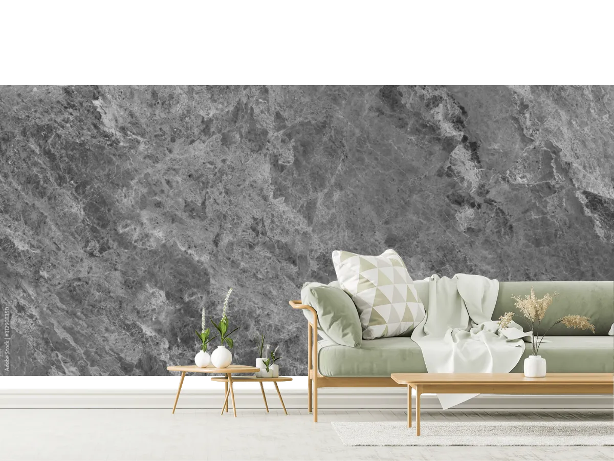 Mural Gris Granito Urbano para Decoración de Pared, Vinil Arquitectónico o Papel Tapiz