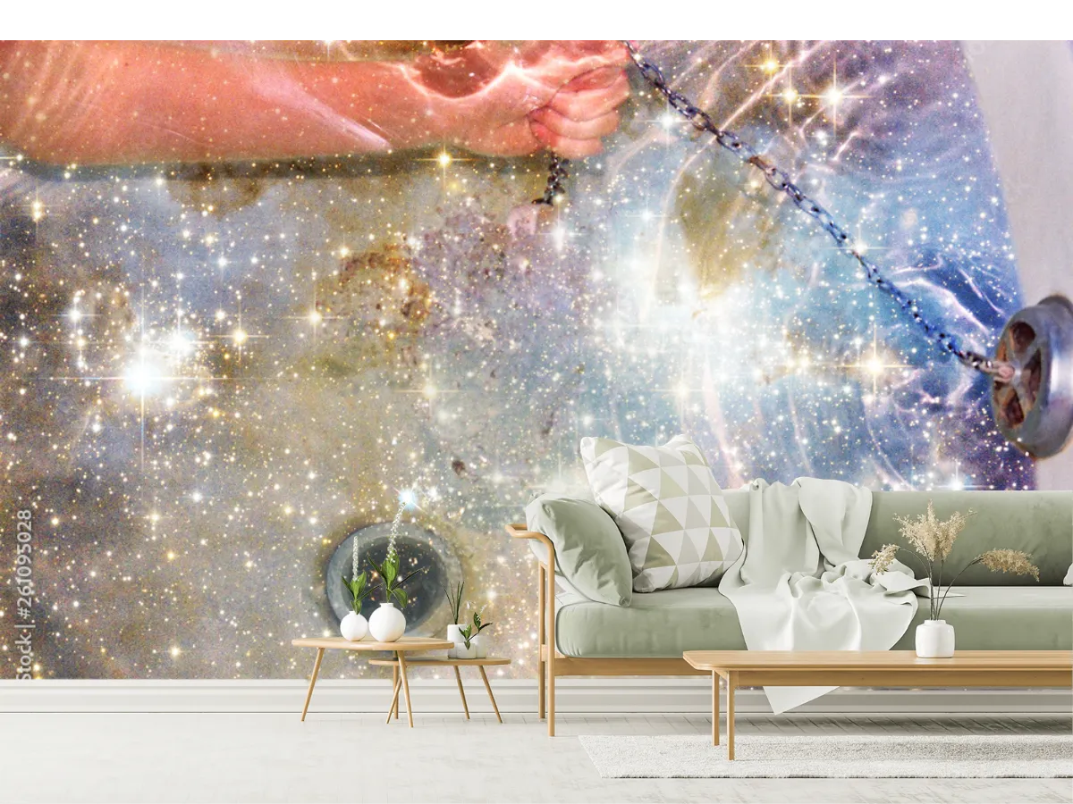 Mural Cosmos de Baño | Fotomural Decorativo para Pared