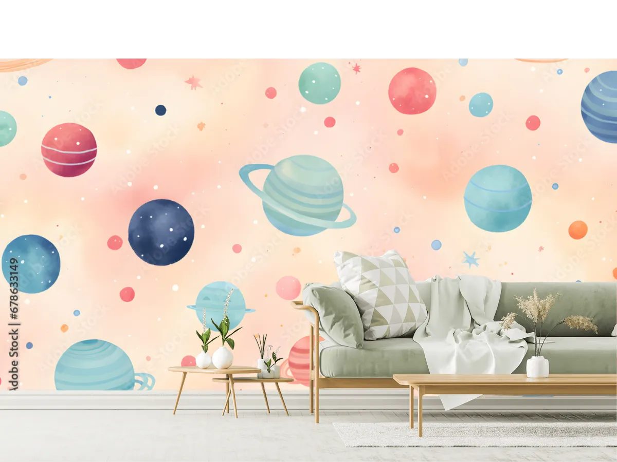 Mural Galaxia Onírica para Pared | Fotomural para Niños y Juvenil