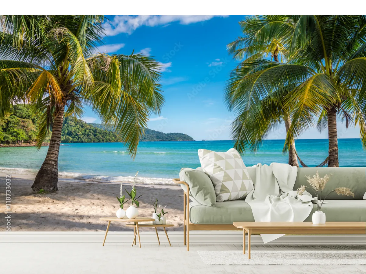 Beautiful tropical island beach, Koh Kood island Thailand - Travel summer holiday vacation concept.