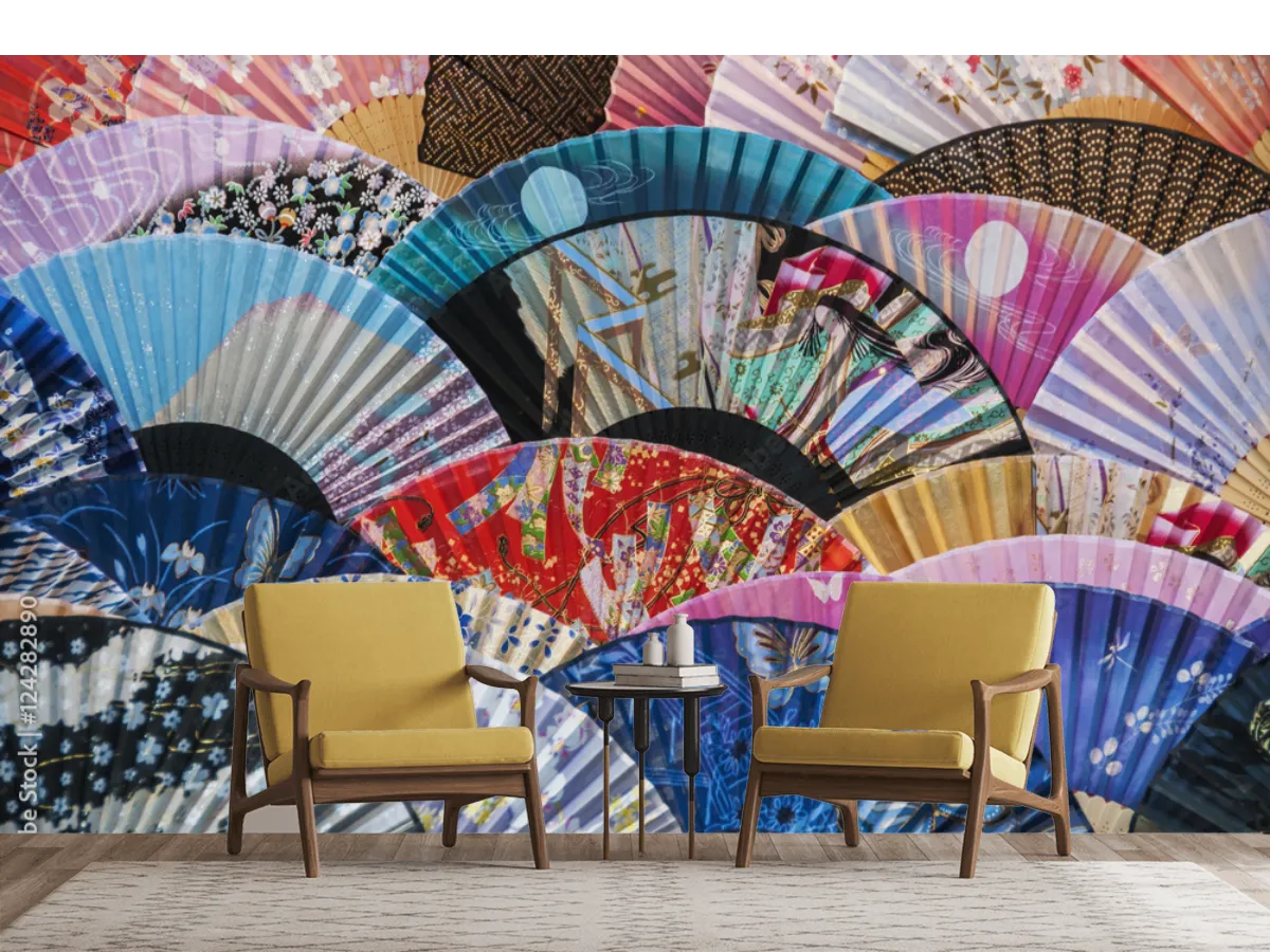 Mural Ventisca Nipona en Vinil Arquitectónico o Papel Tapiz | Fotomural Decorativo Japonés