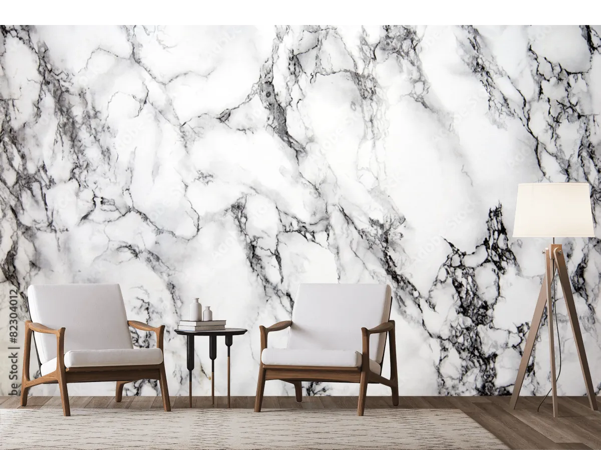 Mural Mármol Etéreo para Pared, Elegancia Moderna, Vinil o Tapiz
