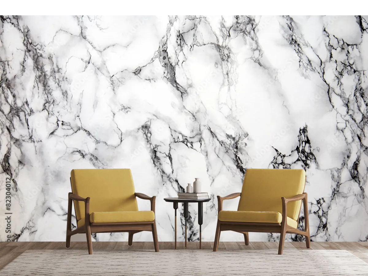 Mural Mármol Etéreo para Pared, Elegancia Moderna, Vinil o Tapiz