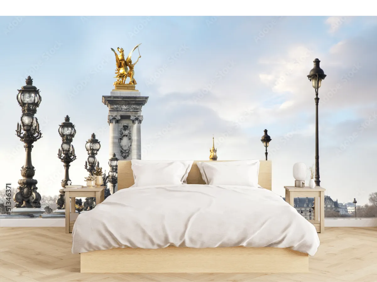 Modelo Mural París Esplendor en Vinil Arquitectónico o Papel Tapiz