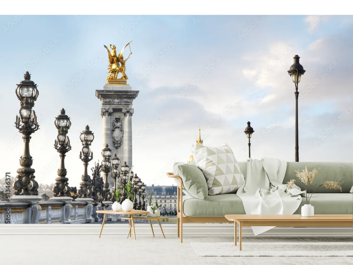 Modelo Mural París Esplendor en Vinil Arquitectónico o Papel Tapiz