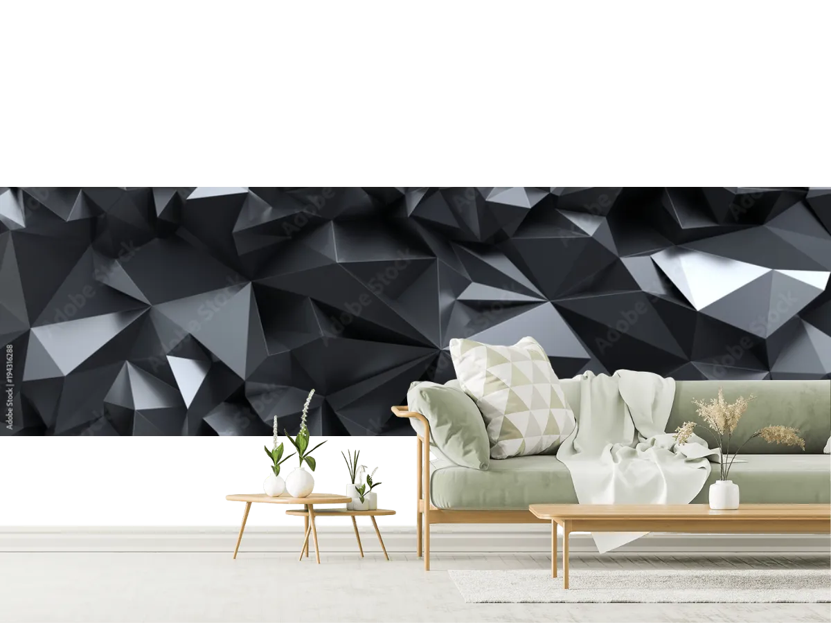Mural Prisma Nocturno Decorativo Moderno para Pared - Vinil, Tapiz o Contract