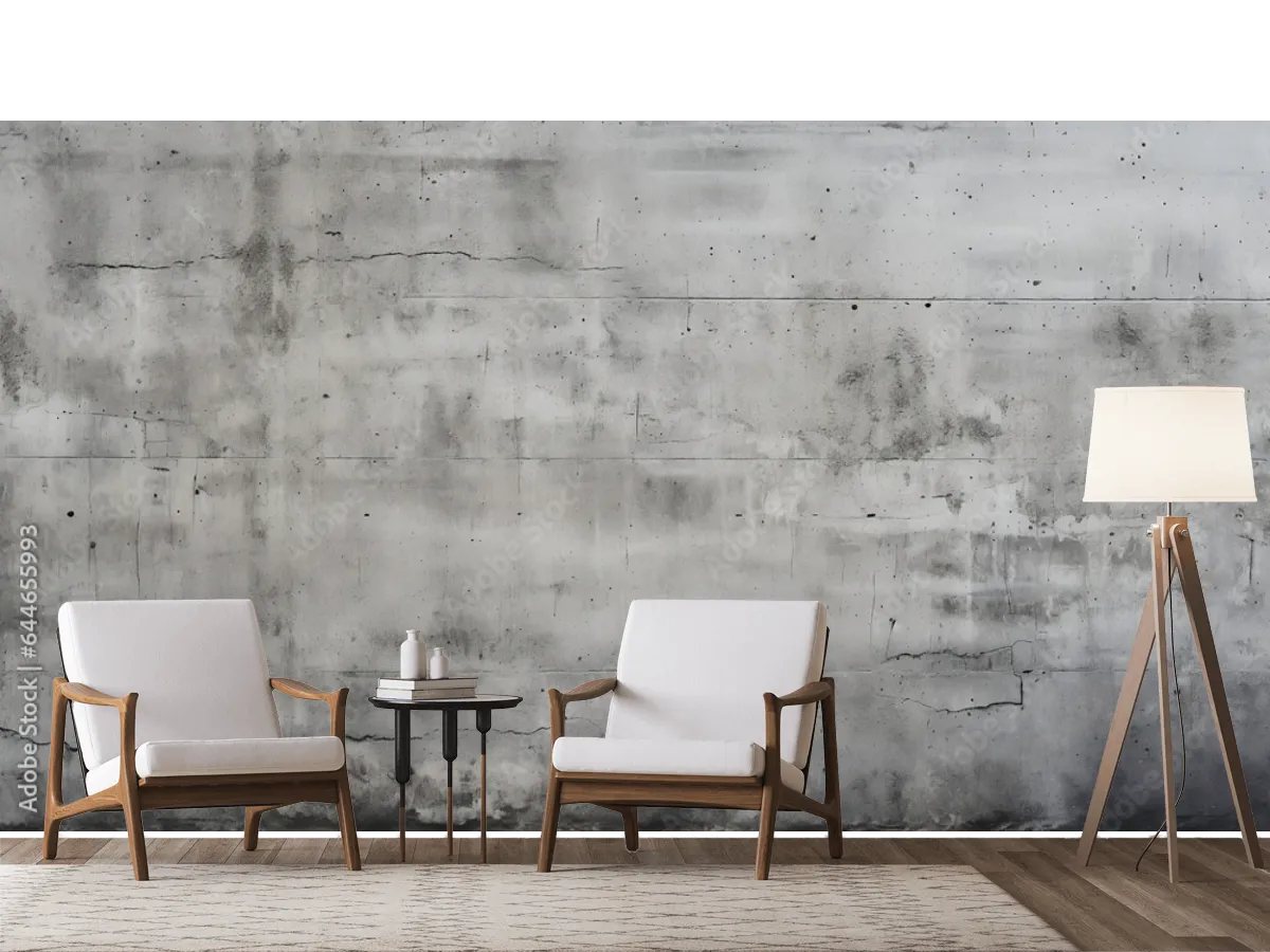 Mural Concreto Urbano Moderno para Decoración de Pared