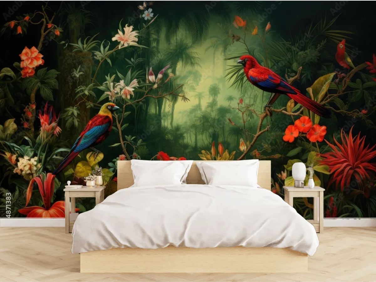 Mural Amazonas Encantado para sala o recámara - Fotomural decorativo en vinil arquitectónico y papel tapiz