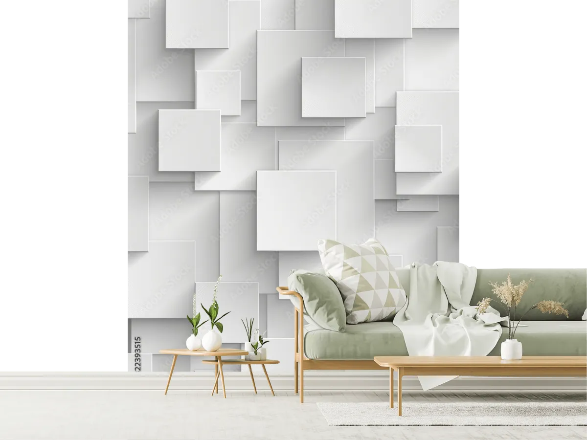Mural Minimalista Esencias Geométricas | Fotomural Decorativo Personalizable