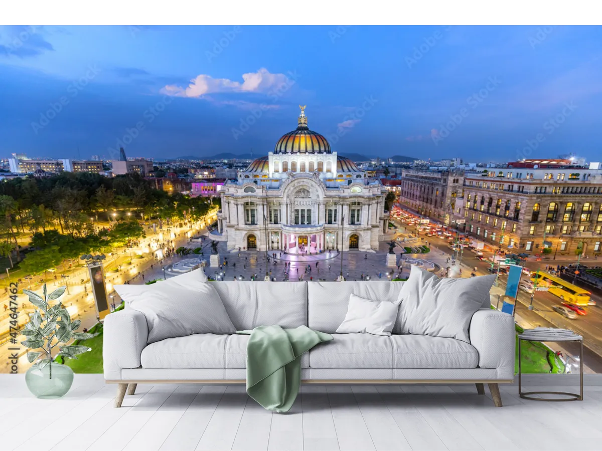 Mural Palacio Dorado CDMX – Fotomural para sala y oficina