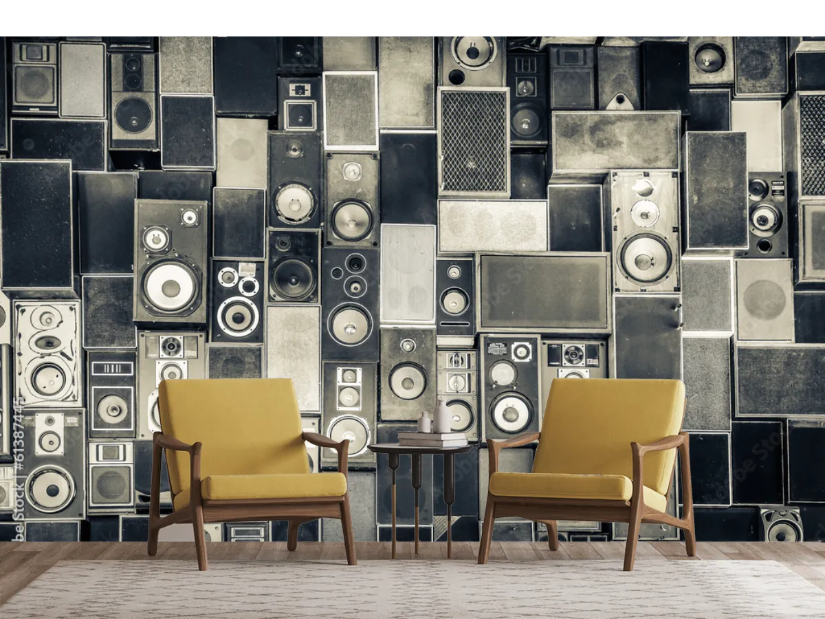 Mural Sonoro Armonía Urbana para Sala y Estudio en Vinil