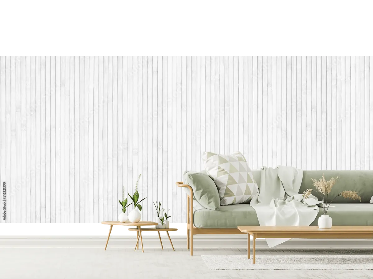 Mural Líneas Boreales Blanco – Fotomural Decorativo Texturizado