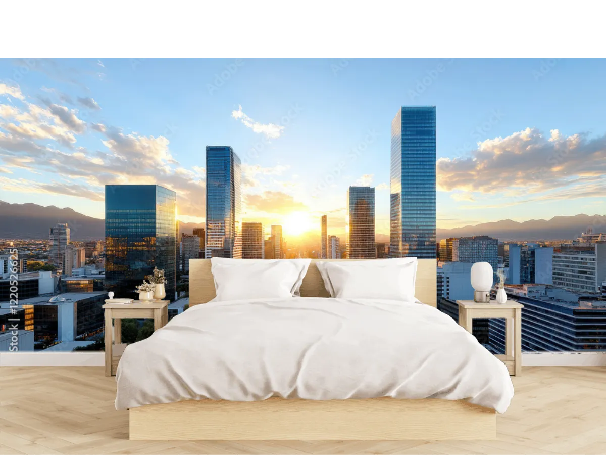 Mural Paseo Regio en Amanecer Moderno – Fotomural para Sala o Oficina