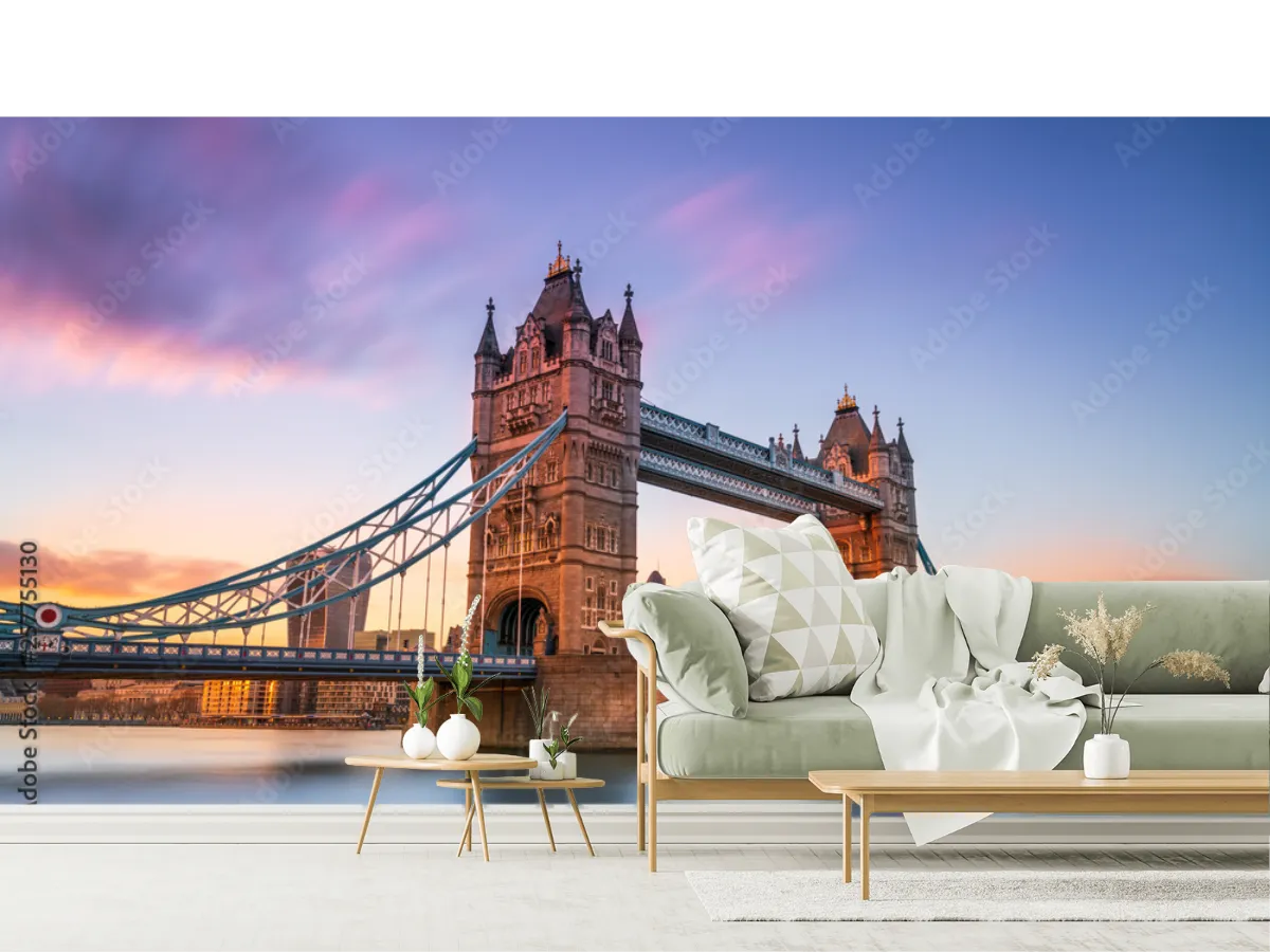 Mural Londres Mágico Vinil Arquitectónico Fotomural Decorativo
