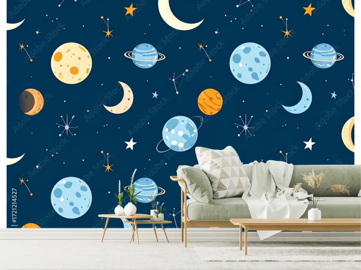 Mural Estelar Galaxia de Ensueño Decorativo para Pared