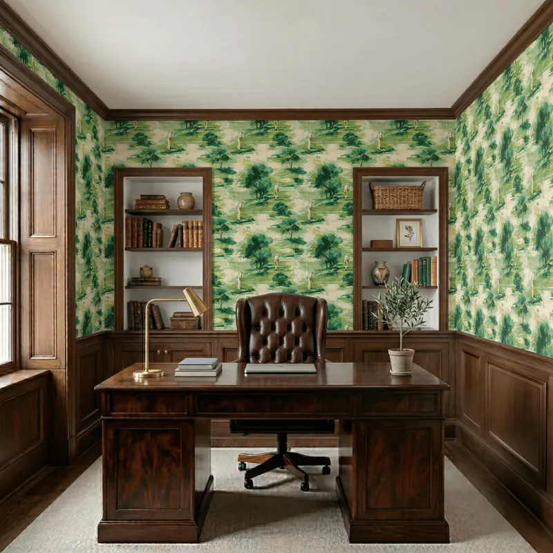 Papel tapiz Paisaje de Golf Verde