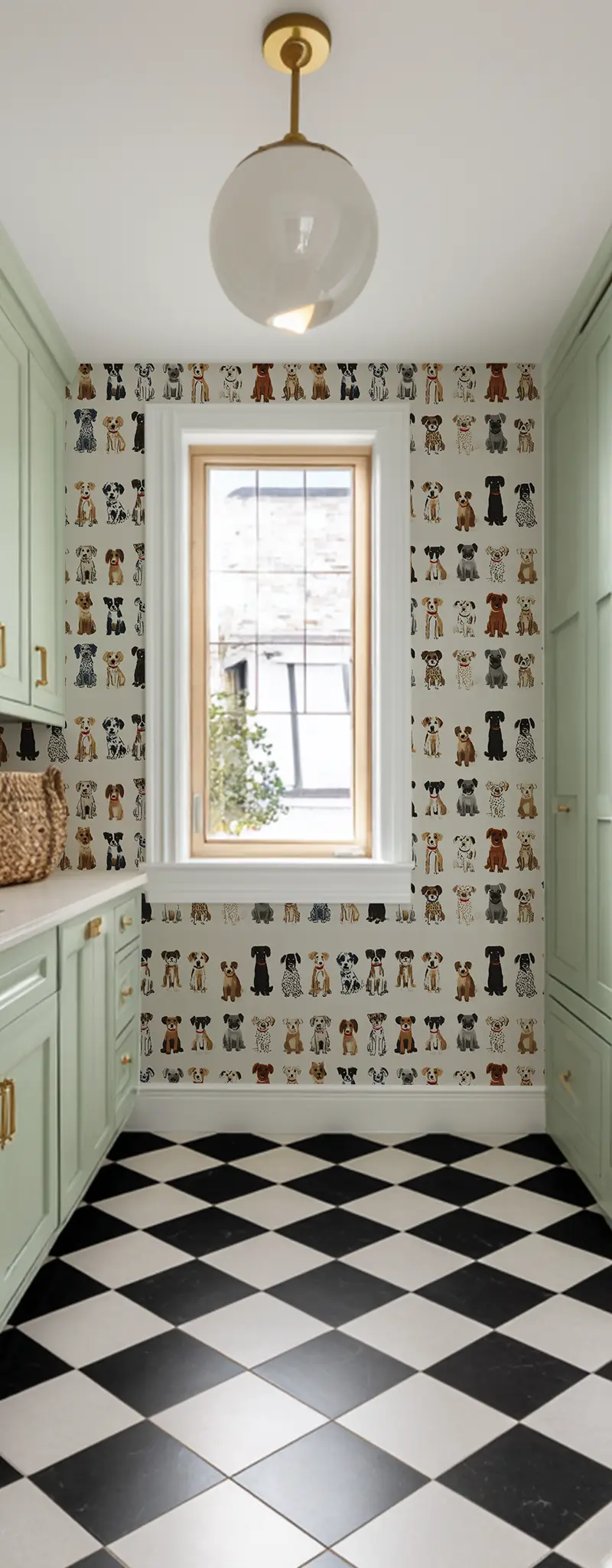 Papel tapiz Colección de Perros Ilustrados