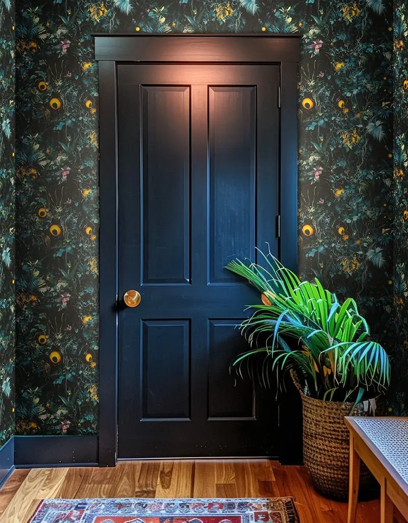 Papel tapiz Jardín Nocturno con Destellos