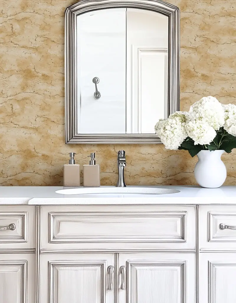 Papel tapiz Piedra visual cálida arena